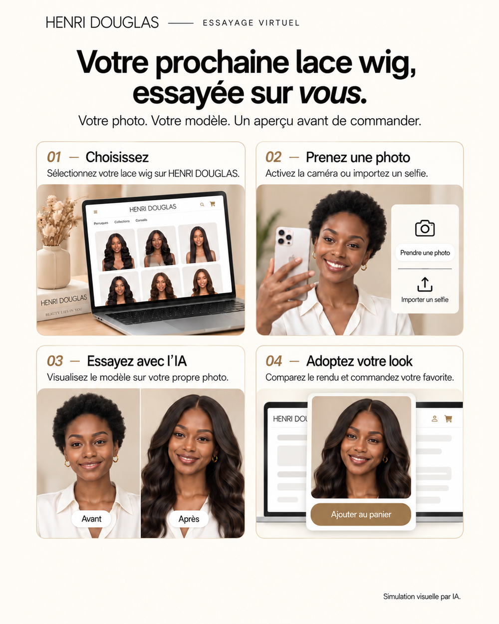 Voyez le résultat sur vous, en quelques secondes